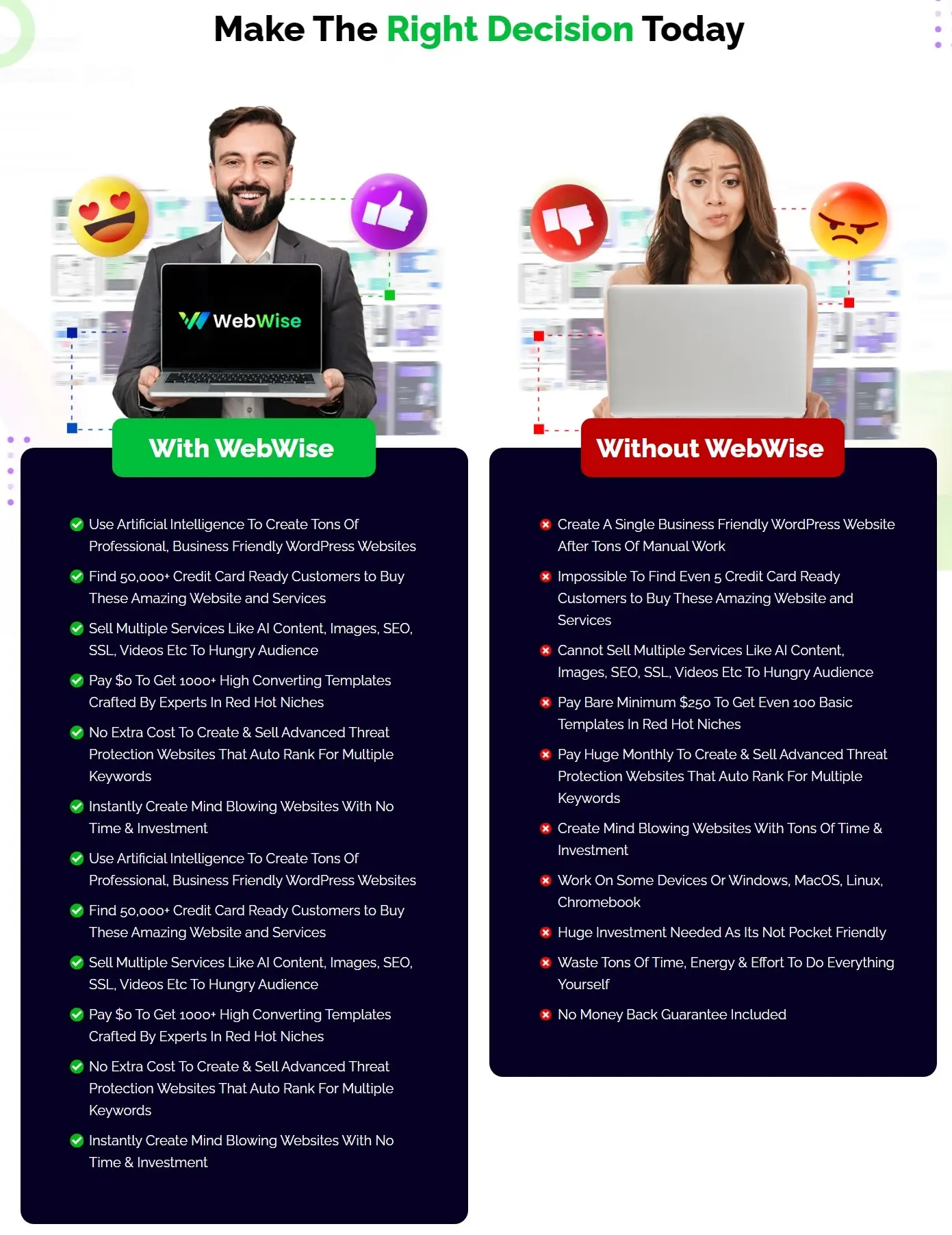 WebWise Comparison