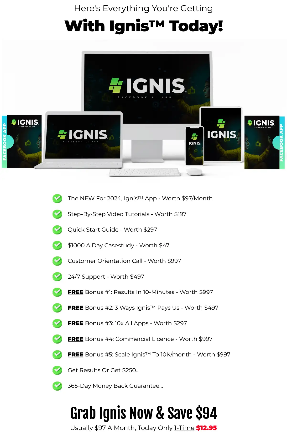 Ignis Pricing