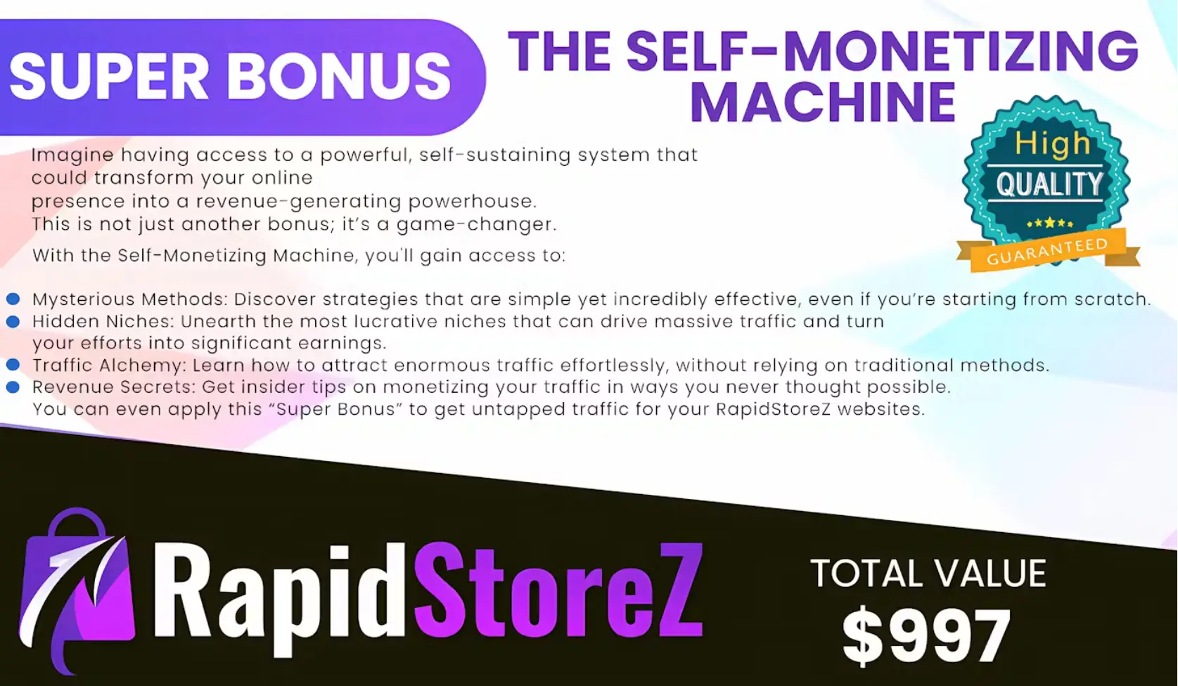 RapidStoreZ Review Bonus