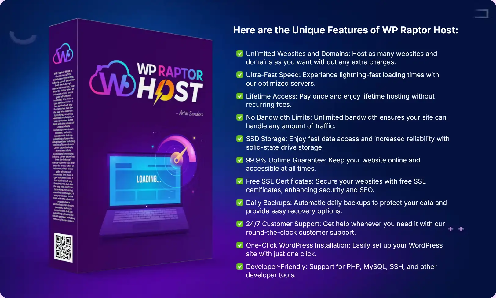 wp raptor host features